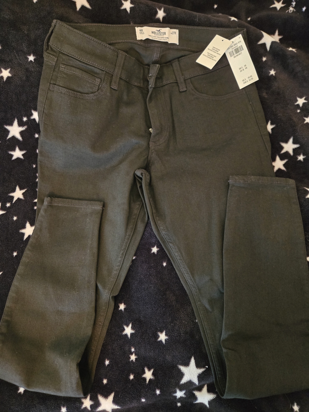 Hollister Black Curvy Skinny Jeans with Stretch